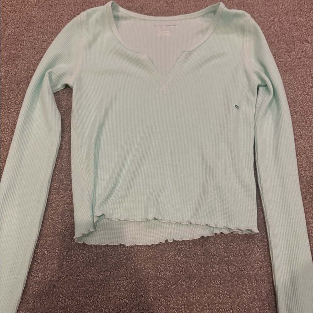 Teal Long Sleeve Top
